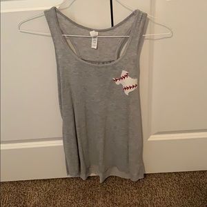✨Bedazzled Texas ⚾️Baseball⚾️ Tank